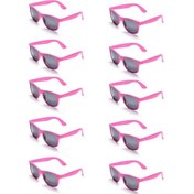 Resim Lovatfirs 10'lu Güneş Gözlüğü Paketi - Uv Koruma, Kadın Erkek Çocuk, Çok Renklipembeother51 Beyaz 