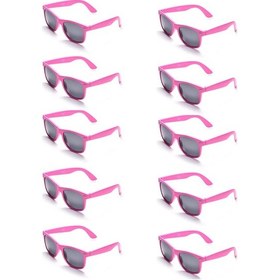 Resim Lovatfirs 10'lu Güneş Gözlüğü Paketi - Uv Koruma, Kadın Erkek Çocuk, Çok Renklipembeother51 Beyaz 