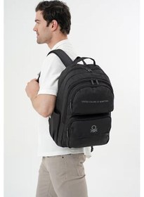Resim United Colors Of Benetton Sırt Çantası Siyah Bnt20940 Siyah 