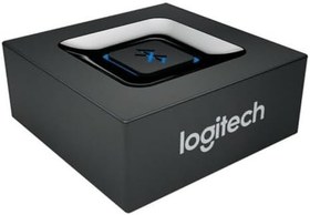 Resim Logitech Kablosuz Bluetooth Adaptör, PC/Mac/Akıllı Telefon/Tablet/AV Alıcısı için Bluetooth Adaptörü, Tek Tuşla Kolay Eşleştirme, Çoklu Erişim Özelliği, 3,5 mm Ses ve RCA Çıkışları, Siyah/Mavi 