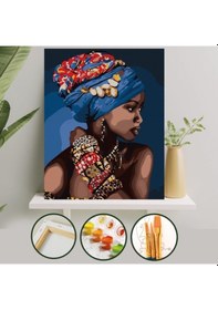 Resim Sayılarla Boyama Tuval Seti 40X50 Cm - Zarafet 