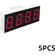 Resim Topshop1 5 Adet 0.56 İnç Ortak Katot Kırmızı Led Display - 4 Bitli Breadboard Uyumlu 