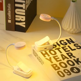 Resim 360 Derece Ayarlanabilir Kol LED Klipsli Okuma Lambası | USB Masa Lambası | Mini Taşınabilir Yatak Başı Gece Işığı | Göz Dostu Masa Lambası | İki AA Pil ile Çalışır (Piller Dahil Değildir) | Üç Renk Modu: Beyaz, Sıcak Işık, Nötr Işık ve Düğme Basarak Karartma Fonksiyonlu | Okumaya, Çalışmaya, Ofise, Yatağa Uygun | Noel, Sevgililer Günü, Paskalya, Cadılar Bayramı için İdeal Hediye 