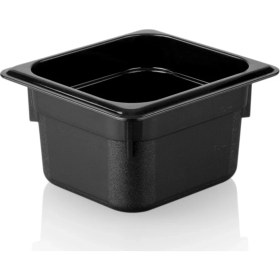 Resim Plastport Kırılmaz Gastronom Küvet - Siyah 1/6-100 