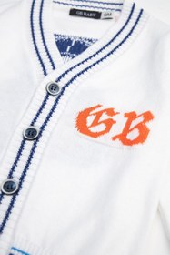 Resim GB Baby Bg Store Erkek Bebek Beyaz Hırka 23pssbg1707 