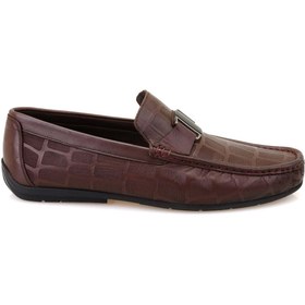 Resim Desa Chevi Kahve Erkek Deri Loafer 