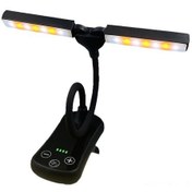 Resim Gajeena Usb Şarjlı 14 Led Kitap Lambası, 10 Seviye Parlaklık, Esnek Klipsli Gece Okuma Işığı, Göz Koruma Modu Diğer 