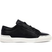 Resim Derimod Erkek Siyah Bağcıklı Deri Sneaker,Kışlık Spor Ayakkabı 25WFD6211FT 