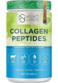 Resim Natures Supreme Collagen Peptides Powder 600 Gr Aromasız 