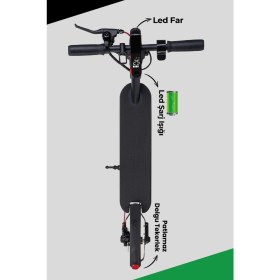 Resim Speedy 350W Güçlü Motor Süspansiyonlu Konforlu Elektrikli Scooter 
