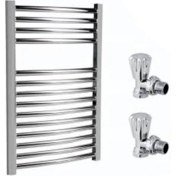 Resim Decopan 60X110 Krom Havlupan Radyatör + Vana 