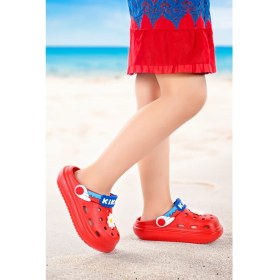 Resim Kiko Kids Eva Plaj Havuz Okul Kreş Kız Çocuk Terlik Twg 755-1 Kırmızı 