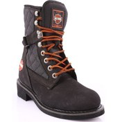 Resim Harley Davidson New Worker Hakiki Deri Kadın Bot 