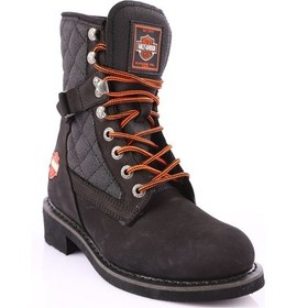 Resim Harley Davidson New Worker Hakiki Deri Kadın Bot 