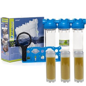 Resim Sulook Özel Reçineli Su Arıtma Cihazı 1 Takım Filtreli (Atlas Marka) 