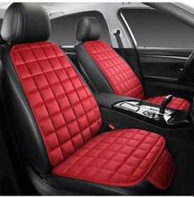 Resim Sunshine022 Kırmızı Tek Koltuk Şiltesi: Sırt Desteği, Yumuşak, Kolay Montaj, Tüm Araçlar İçin 