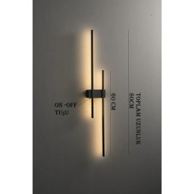 Resim Mikro Aydınlatma Samsung Ledli Modern Dekoratif Yatak Odası Salon Iç Mekan Tekli Aplik Aydınlatma Siyahkasa Günışığı 