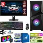 Resim Msı-Şafak-Gaming Pc DDR5-27”180HZ 1ms-rtx 5060Tİ 16GB– Intel I7 14700KF – 32GB-64GB Ddr5 Ram-1tb M.2 Ssd– Klavye Mouse-Sıvı Sogutma 