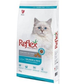 Resim Reflex Somonlu Ve Pirinçli Kısırlaştırılmış Yetişkin Kedi Maması 15 Kg 
