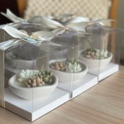 Resim Silikon Reçine Döküm Kalıpları DIY Mini Kaplar, Düzensiz Şekilli Mum Bardakları ve Süs Ayna El Sanatları için - Dayanıklı ve Esnek Malzeme 