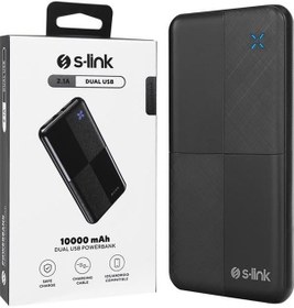Resim S-link Ip-g12n 10.000mah Microusb + Type-c Siyah Taşınabilir Pil Şarj Cihazı Powerbank Diğer 