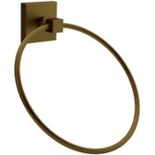 Resim Defne Pirinç Yuvarlak Havluluk Antik 