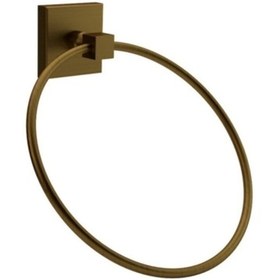 Resim Defne Pirinç Yuvarlak Havluluk Antik 