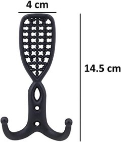 Resim Badem10 Osmanlı Portmanto Vestiyer Duvar Askısı Dolap Elbise Askılığı Siyah 