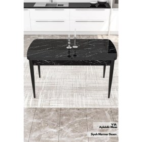 Resim Canisa Concept Canisa Via Serisi 80 x 132 cm Açılabilir Mutfak Masası , Yemek Masası 