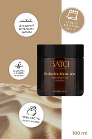 Resim Exclusive Matte Kum Içerikli Yumuşak Sürüm Güçlü Tutucu Mat Wax 100 Ml 