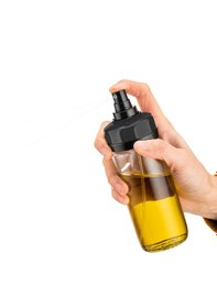 Resim Sprey Yağlık 100 Ml, Cam Gövdeli Pratik Yağ Ve Sirke Şişesi Şeffaf 