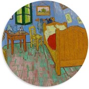 Resim WuW Van Gogh Bedroom In Arles Yuvarlak Mouse Pad 