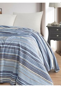 Resim Vicuna Home 4 Mevsim Pamuklu Battaniye - Çift Kişilik Mavi 