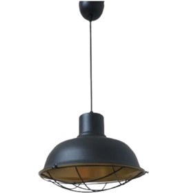 Resim Rys Retro Metal Siyah Dekoratif Kafesli Siyah Içi Gold Kafe Mutfa (536633210) 