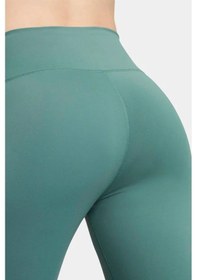 Resim Nike One High Rise Leggings Full Length 2 Cepli Yüksek Belli Toparlayıcı Tayt Yeşil Yeşil 