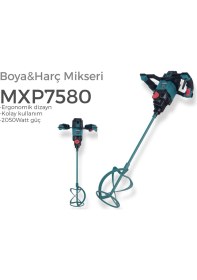 Resim Max Extra MXP7580 Profesyonel Elektrikli Boya Harç Karıştırma Mikseri Makinası 2050 Watt 