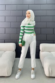 Resim mrv women Kadın Tesettür Havuç Paça Pantolon 