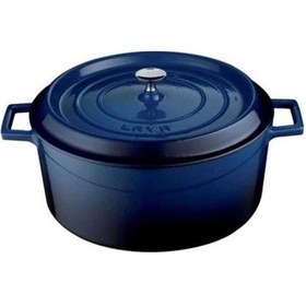 Resim Lava Derin 28 Cm Tencere Mavi - Lv Y Tc 28 K2 B Mavi 