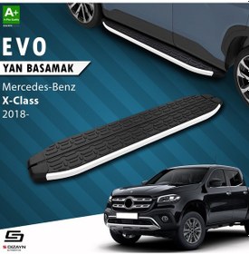 Resim S-dizayn Mercedes X-class Evo Aluminyum Yan Basamak 203 Cm 2018-2 