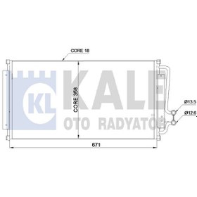 Resim KALE 345630 Klima Radyator (Chevrolet Blazer S10) (WR225145) 