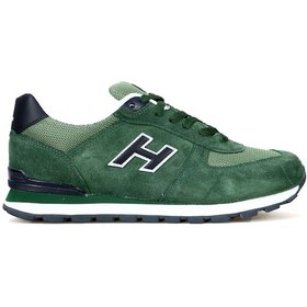 Resim Hammer Jack 102 19250-m Peru Basilico Hakiki Deri Erkek Spor Ayakkabı Yeşil 