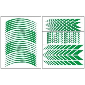 Resim Reflektör Mavi Yamaha Mt-07 Uyumlu Racıng Jant Şeridi 