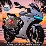 Resim 2 adet Türk Bayrağı Motosiklet Etiketleri - Su Geçirmez Vinil, Çiziklere Dayanıklı, Dayanıklı Etiketler Motosikletler, Kasklar, Alet Kutuları, Gitarlar, Buzdolapları ve Daha Fazlası İçin - Vatansever Temalar, Motosiklet Aksesuarları İçin İdeal | Vatansever Tema | Su Geçirmez 