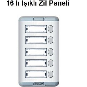 Resim 16 Lı Işıklı Zil Paneli 