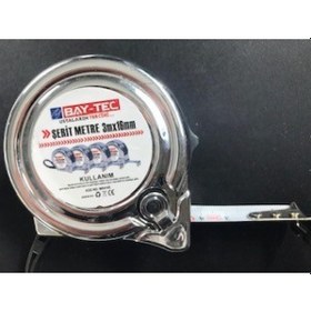 Resim Bay-tec Mk4145 3mt 16 MM Krom Şerit Metre 