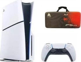 Resim Sony Playstation 5 Slim 1 TB Standart Edition Oyun Konsolu+ Sony Playstation 5 Taşıma Çantası Koyu Kırmızı 