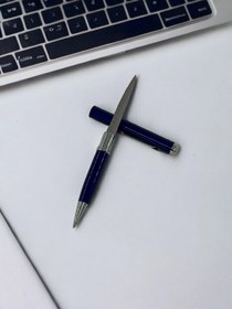 Resim İçten Çakılı Zarf Açacağı Kalem 9330 - Lacivert 