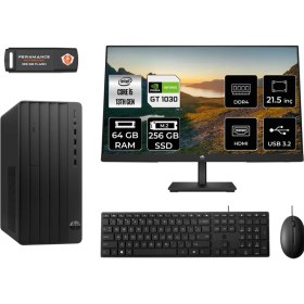 Resim Hp Pro Tower 290 G9 Intel Core I5 13500 64GB 256GB SSD GT1030/4GB 21.5" Fhd Monitör Fdos 8T2W9ES Masaüstü Bilgisayar & Per4 USB Bellek 8T2W9ESMNT3346 