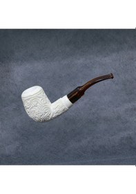 Resim Yunar Zanera 9mm. Filtreli Akrilik Saplı Lületaşı Pipo 12007m 