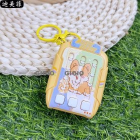 Resim Silver1 Gıoıo Yeni Eğlenceli Bulmaca Animasyon Dıy Anahtarlık Kolye Yaratıcı Zarif Sevimli Evcil Hayvan Sırt Çantası Kolye Hediye (Yurt Dışından) 